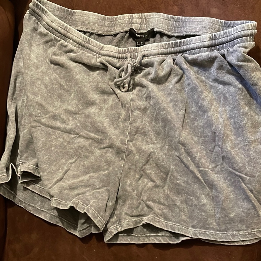 Stone Wash Two Piece Short Set